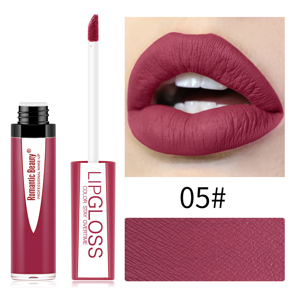 Waterproof Lip Glaze Portable Matte Texture Lip Gloss