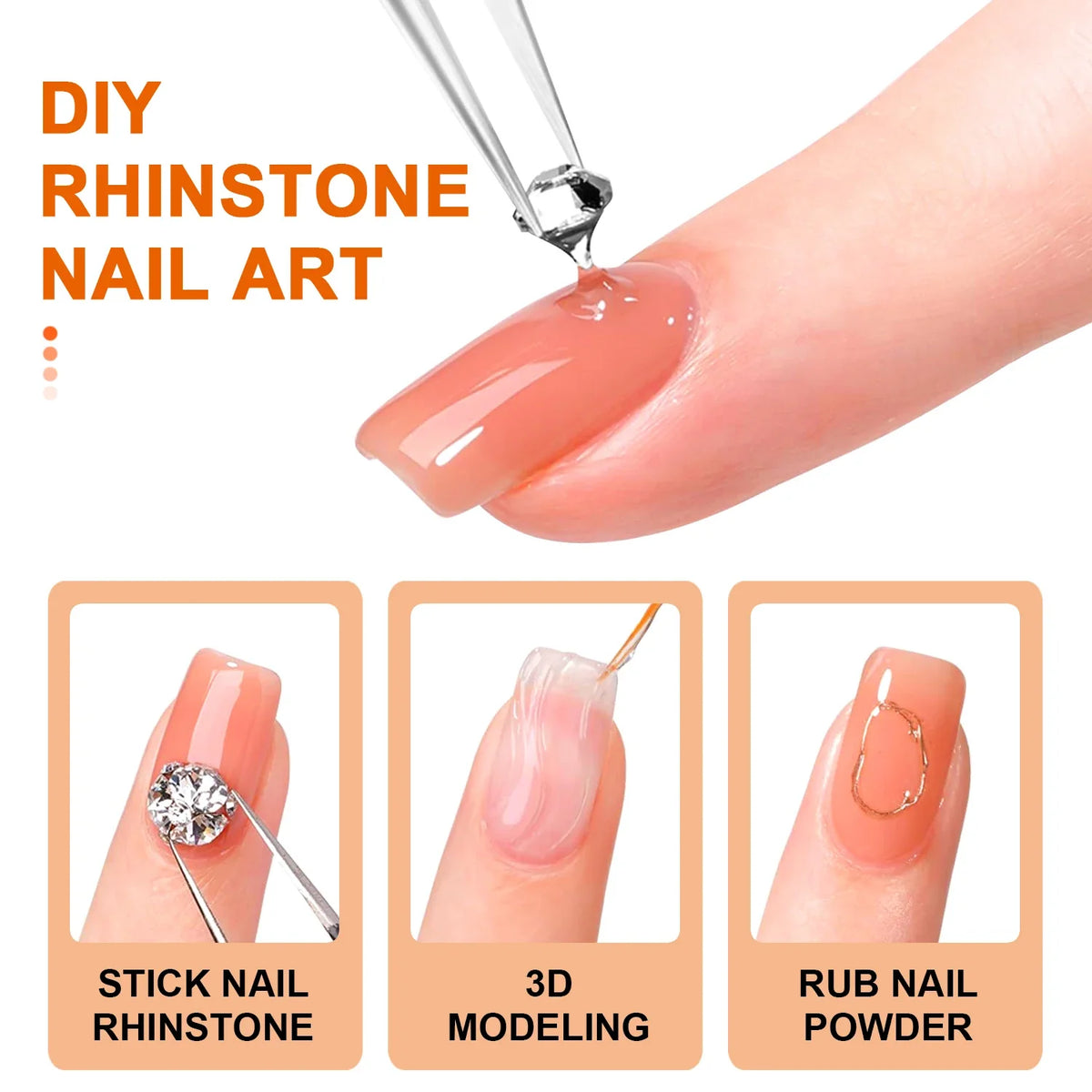 15mL Gel Nail Glue for Rhinestones and Gems