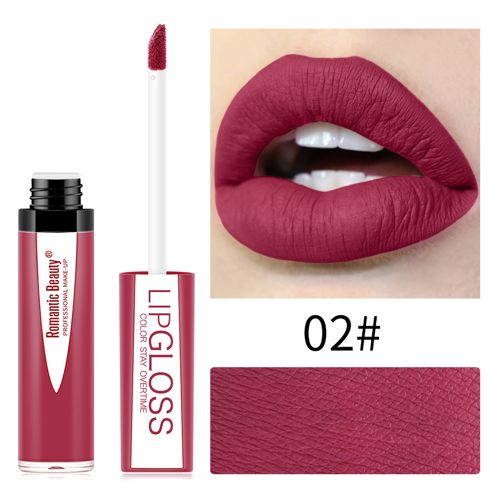 Waterproof Lip Glaze Portable Matte Texture Lip Gloss