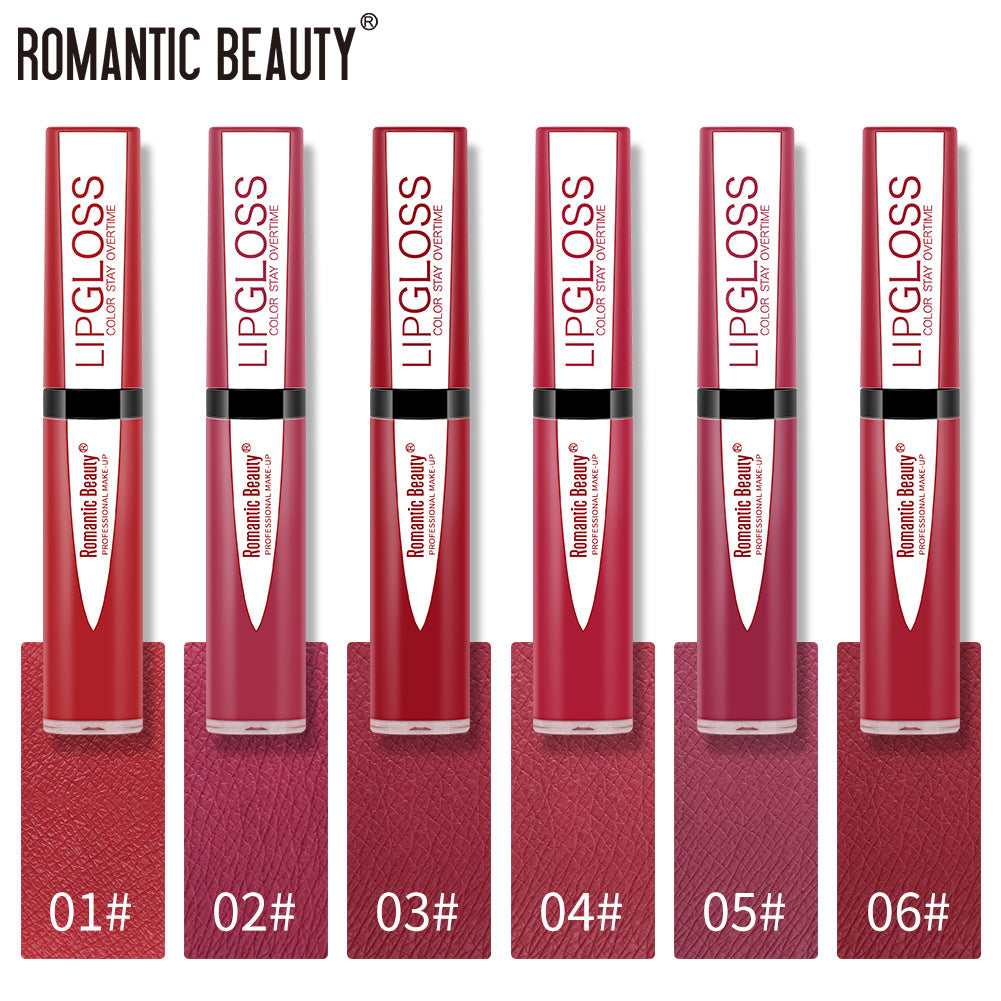 Waterproof Lip Glaze Portable Matte Texture Lip Gloss