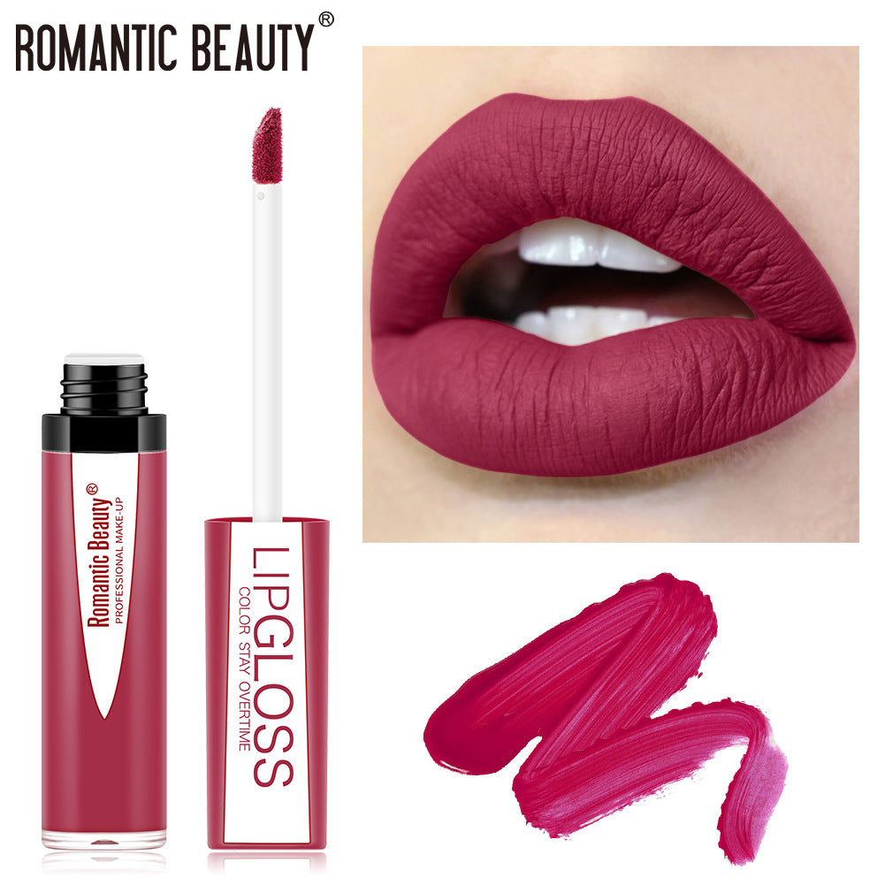 Waterproof Lip Glaze Portable Matte Texture Lip Gloss