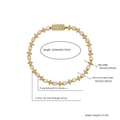 4MM Tennis Chain, 6MM Copper Zirconia Star Necklace, 8MM Starburst Bracelet Anklet, Factory