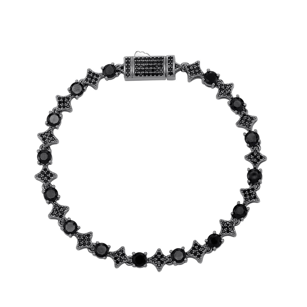4MM Tennis Chain, 6MM Copper Zirconia Star Necklace, 8MM Starburst Bracelet Anklet, Factory