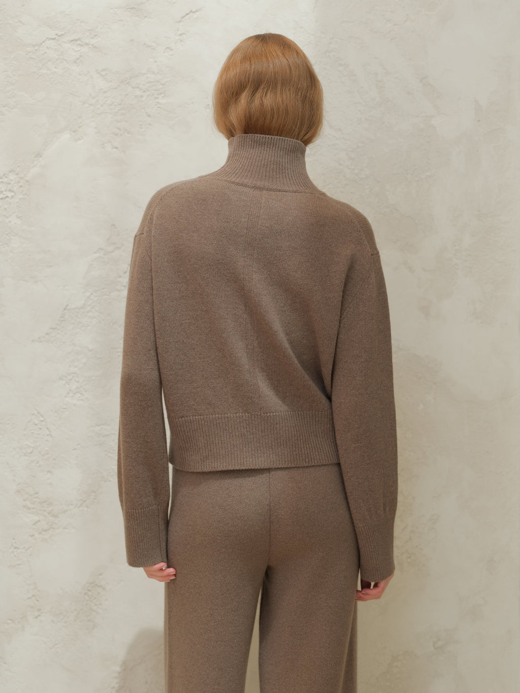Cashmere High Neck Sweater