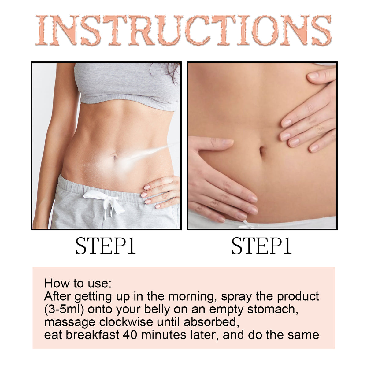 Body Shaping, Slimming Body Firming Spray