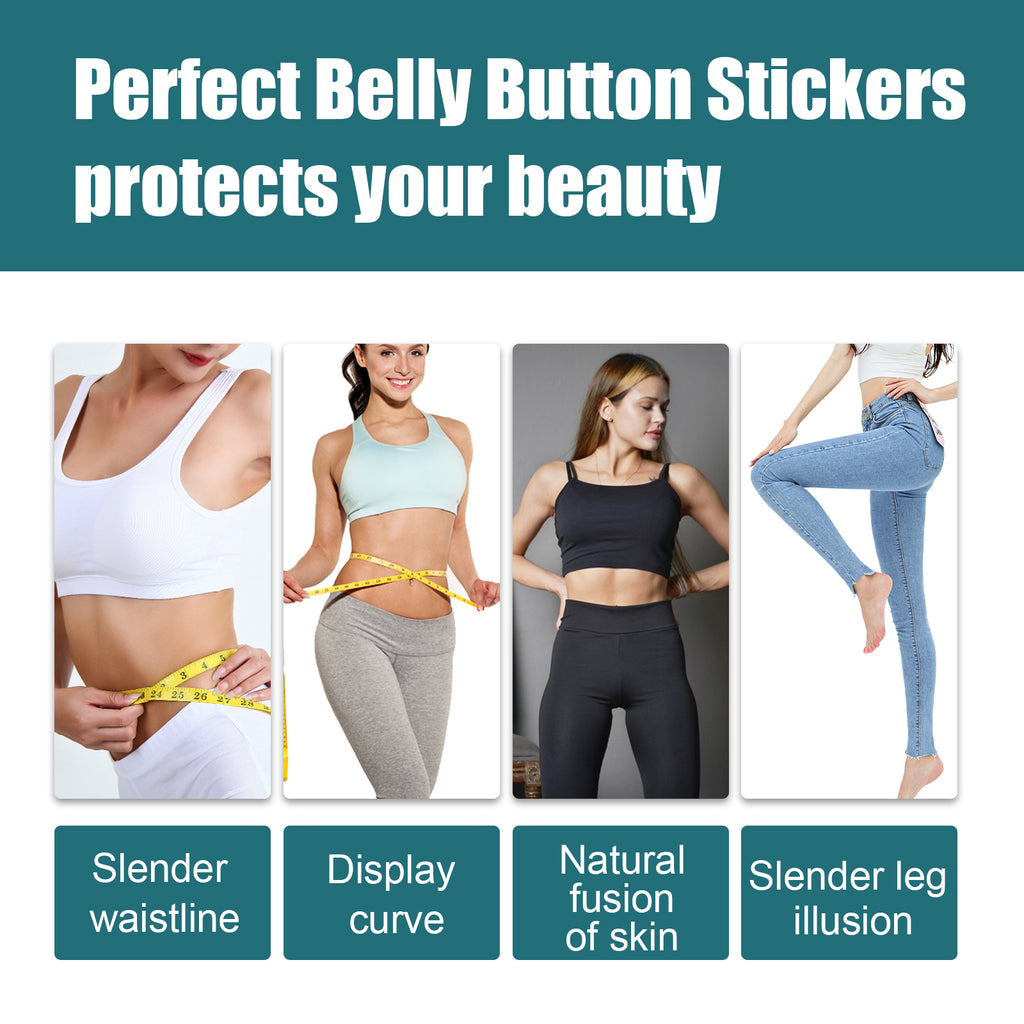 Shaped-up Belly Button Sticker
