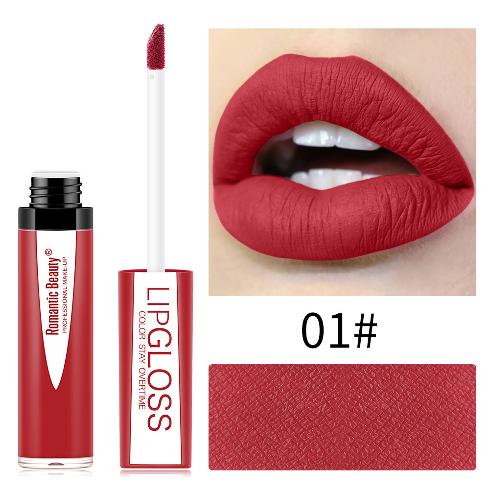 Waterproof Lip Glaze Portable Matte Texture Lip Gloss
