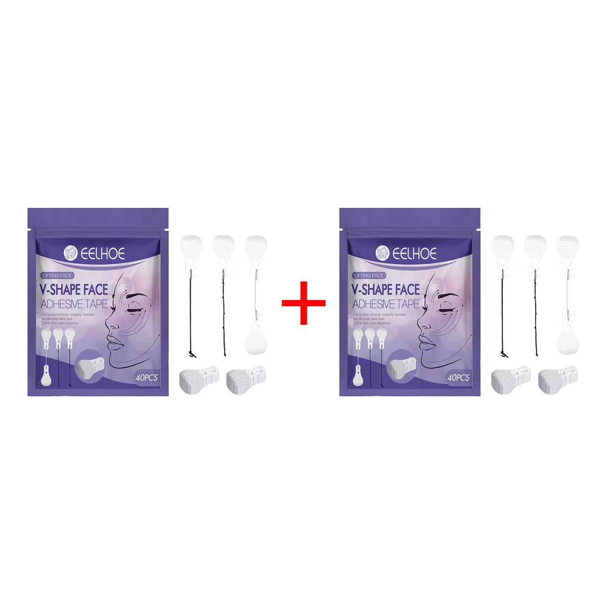 V-Shaped Face Lifting Patches