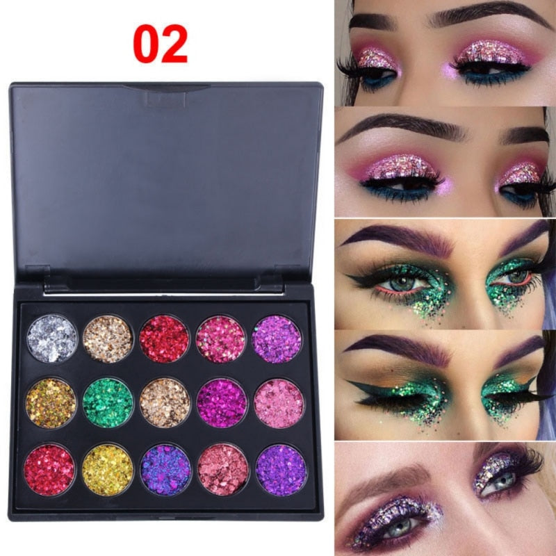 Shimmering Diamond Eyeshadow Palette