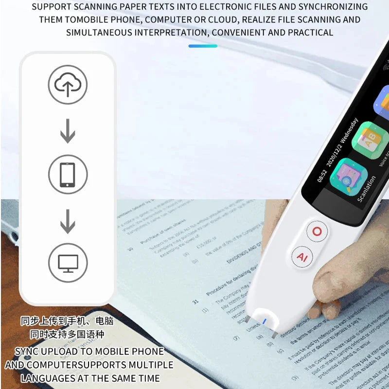 Portable AI Translator Pen